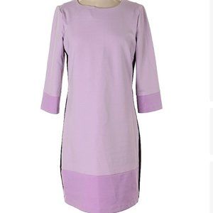 New York & Co. Lavender/Black Ponte Knit Shift Dress- Sz. Sm